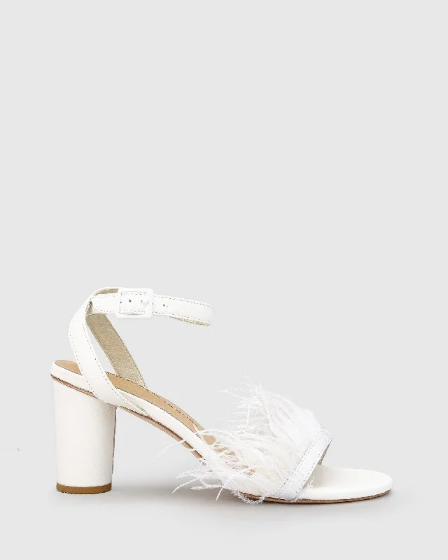 Chichi Heel - Snow Feather