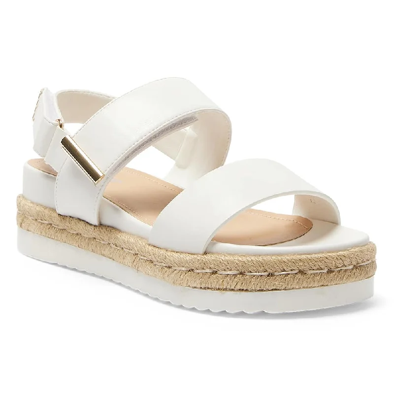 Warner Sandal in White Smooth